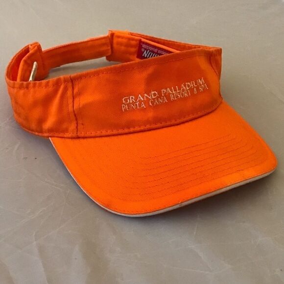 Invasion Grand Palladium Punta Cana Resort & Spa Orange Visor Hat - Picture 6 of 13